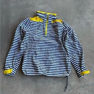 Vineyard vines quarter zip rain jacket with optional hood